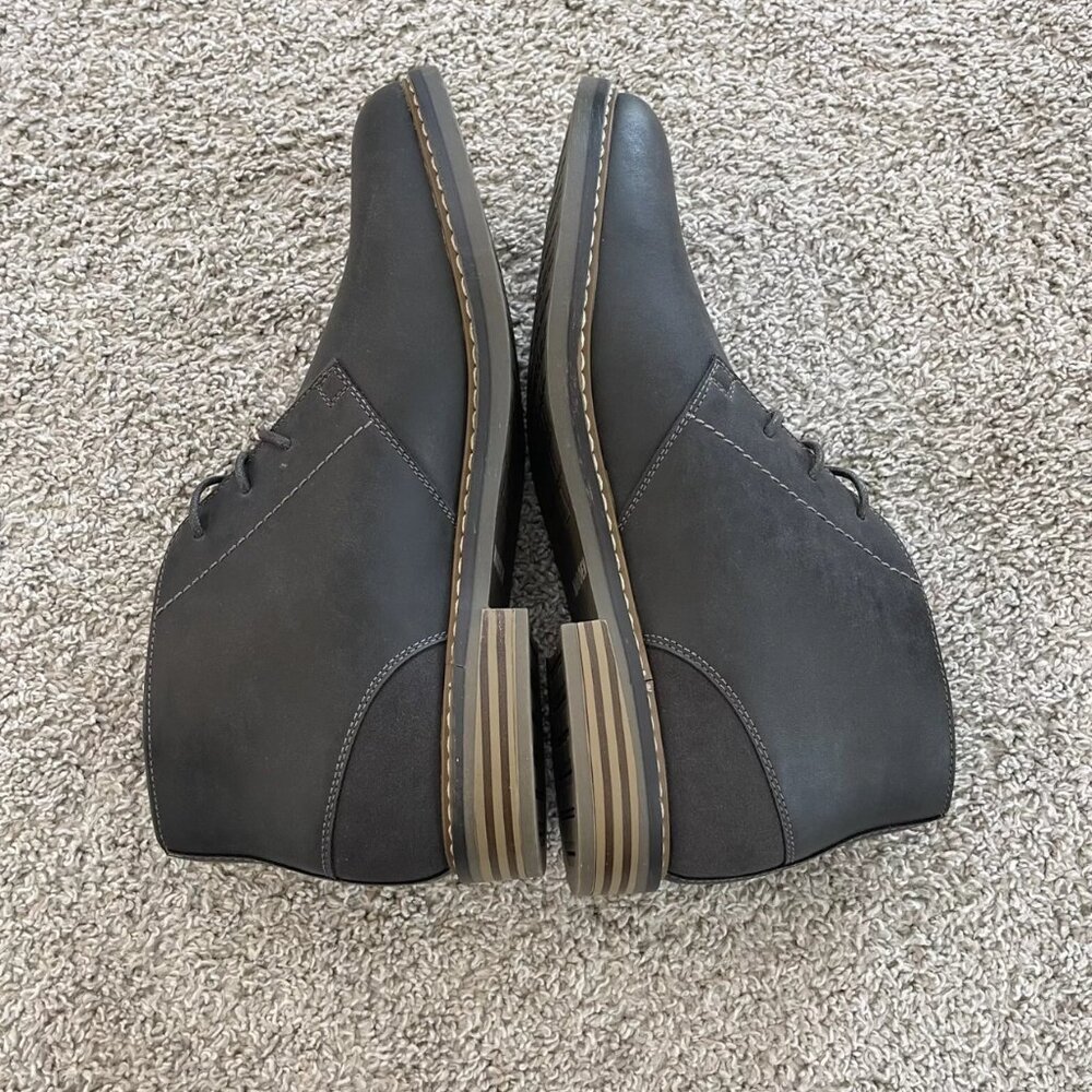 Madden Men's M-edict Chukka Boot, Grey Nubuck, 11 M US